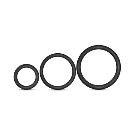 Premium Silicone Cock Ring Set