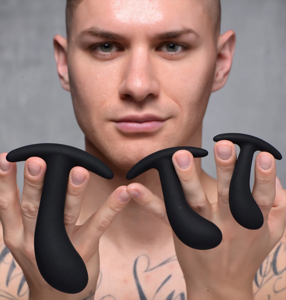 3 Piece Curved Anal Trainer Set
