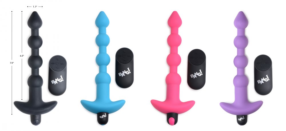 Remote Control Vibrating Anal Beads