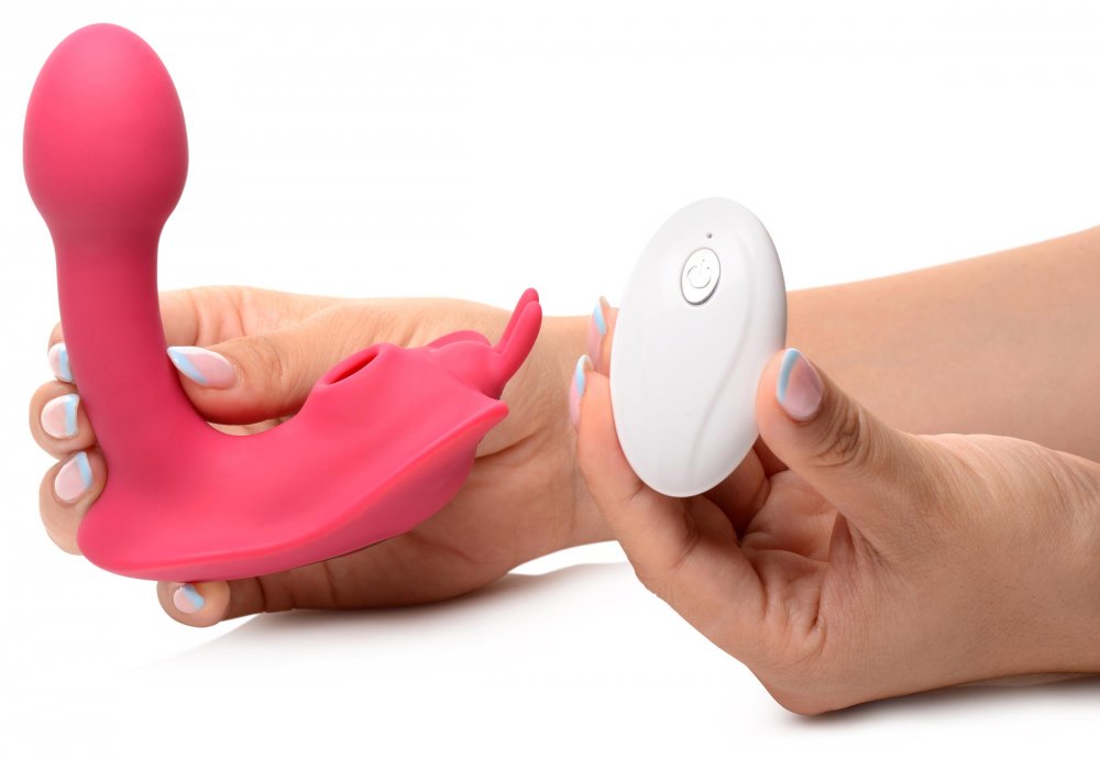 Butterfly Tease Clitoral Suction Silicone Stimulator