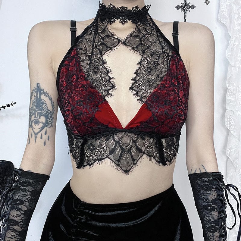 Gothic Lace-Up, Lace Bustier