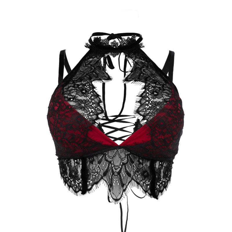 Gothic Lace-Up, Lace Bustier