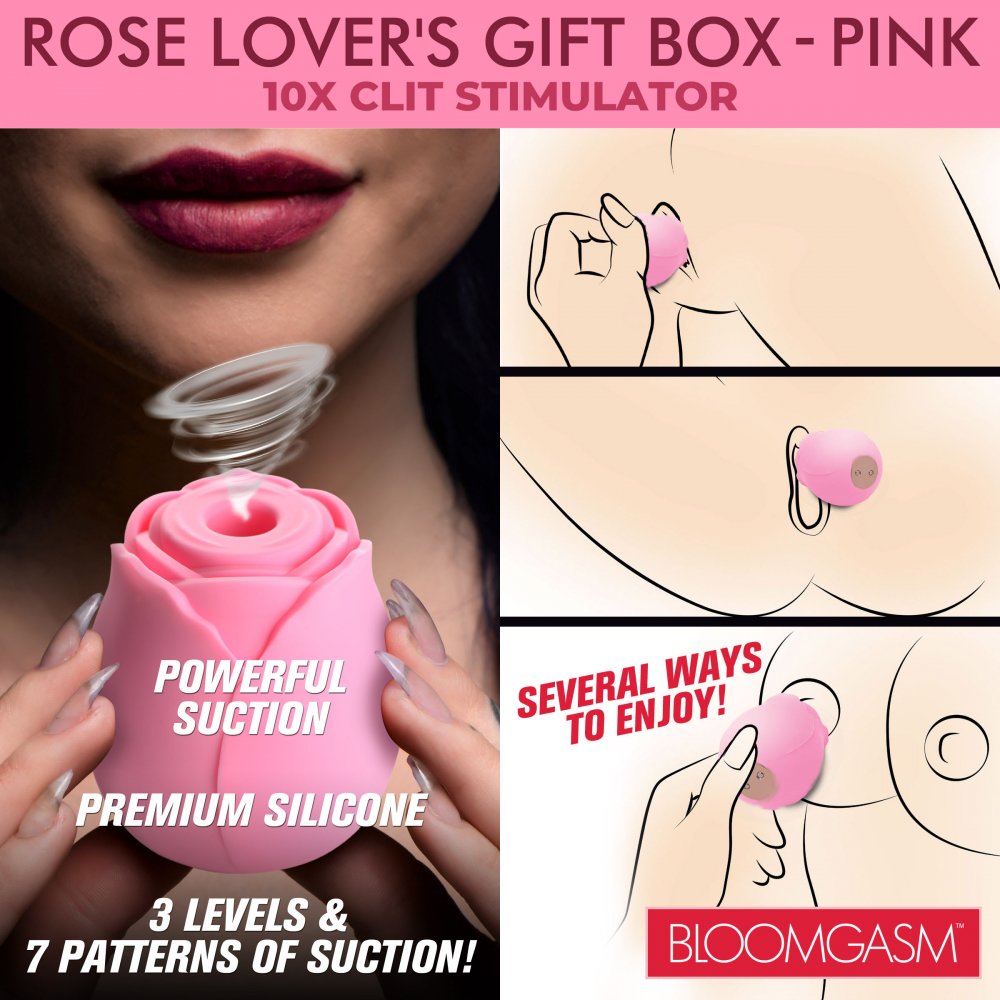 The Rose Lover's Gift Box Clit Suction Rose