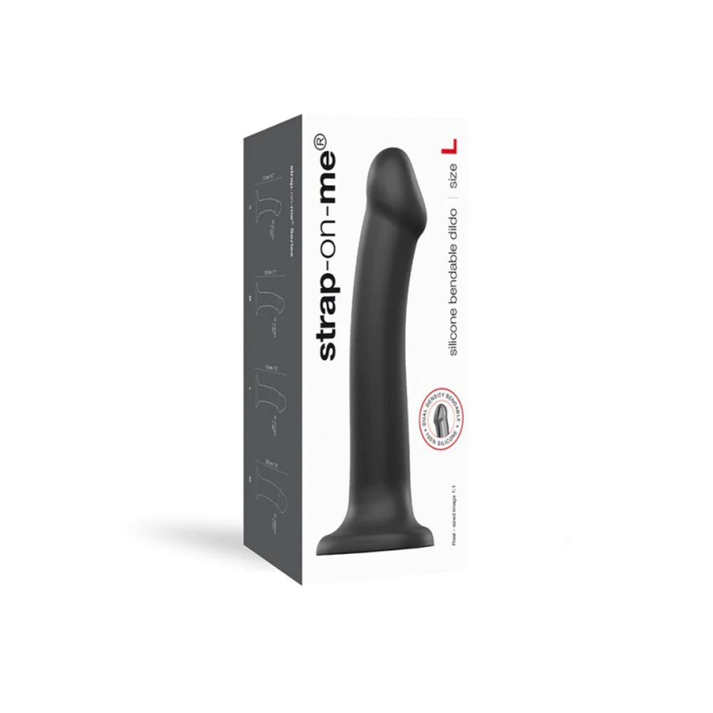 Dual Density Silicone Bendable Dildo