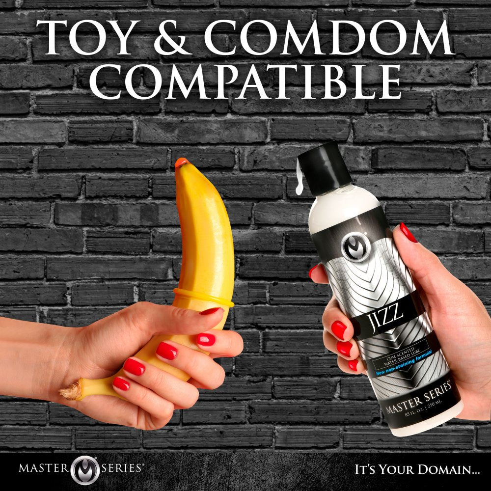 Jizz Water-Based Cum Scented Lube - 8.5 oz
