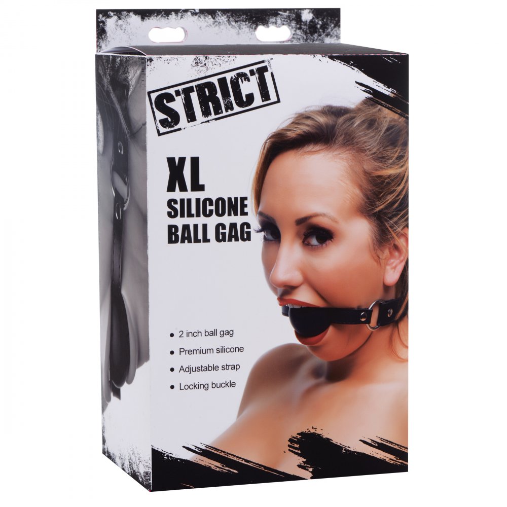 Extra Large - 2-Inch Silicone Ball Gag