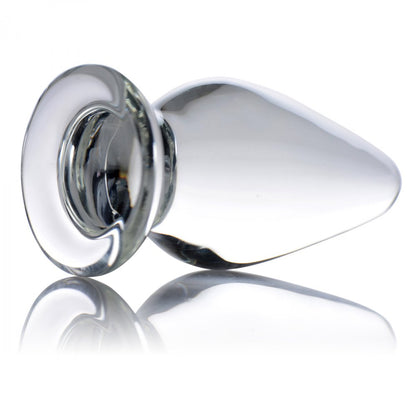 Weighted Glass Tapered Anal Plug