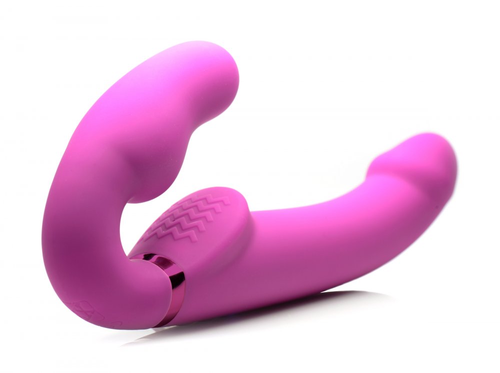 Inflatable Vibrating Ergo Fit Strapless Strap-On