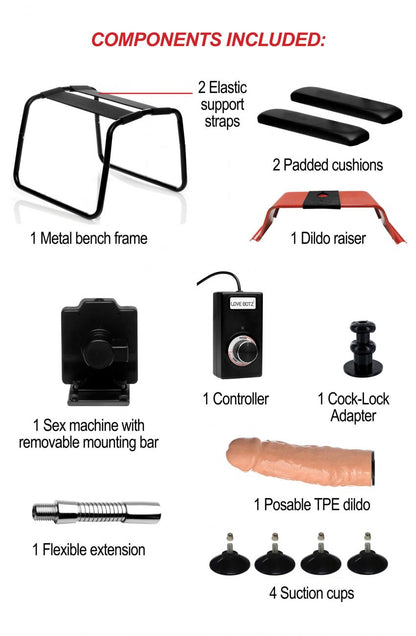 4-In-1 Sex Machine Bench