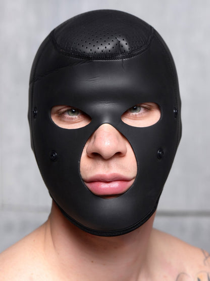 Scorpion Hood with Removable Blindfold and Face Mask