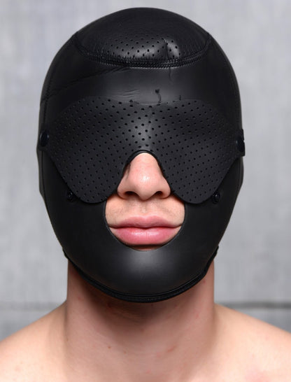 Scorpion Hood with Removable Blindfold and Face Mask