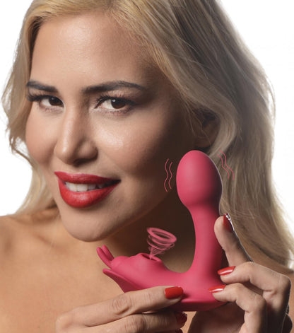 Butterfly Tease Clitoral Suction Silicone Stimulator