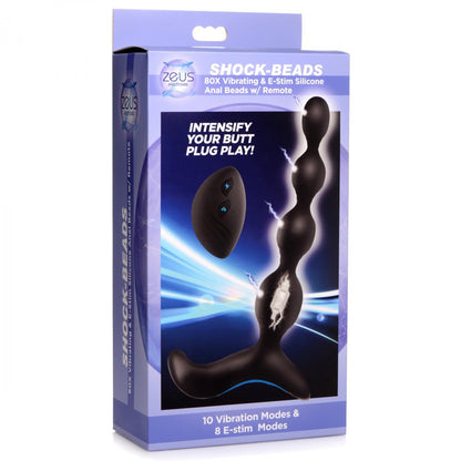 Shock-Beads - Vibrating & E-Stim Anal Beads
