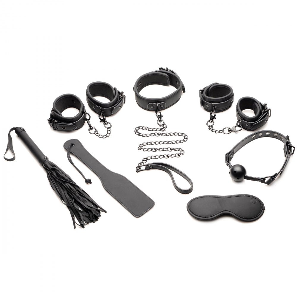 Black 10-Piece Bondage Set