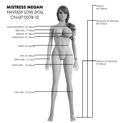 Mistress Megan - Life Size Love Doll